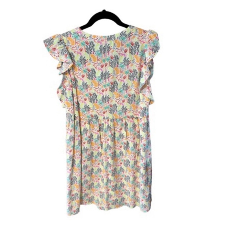 Loft‎ Paradise Ruffle Button Dress - Picture 3 of 8